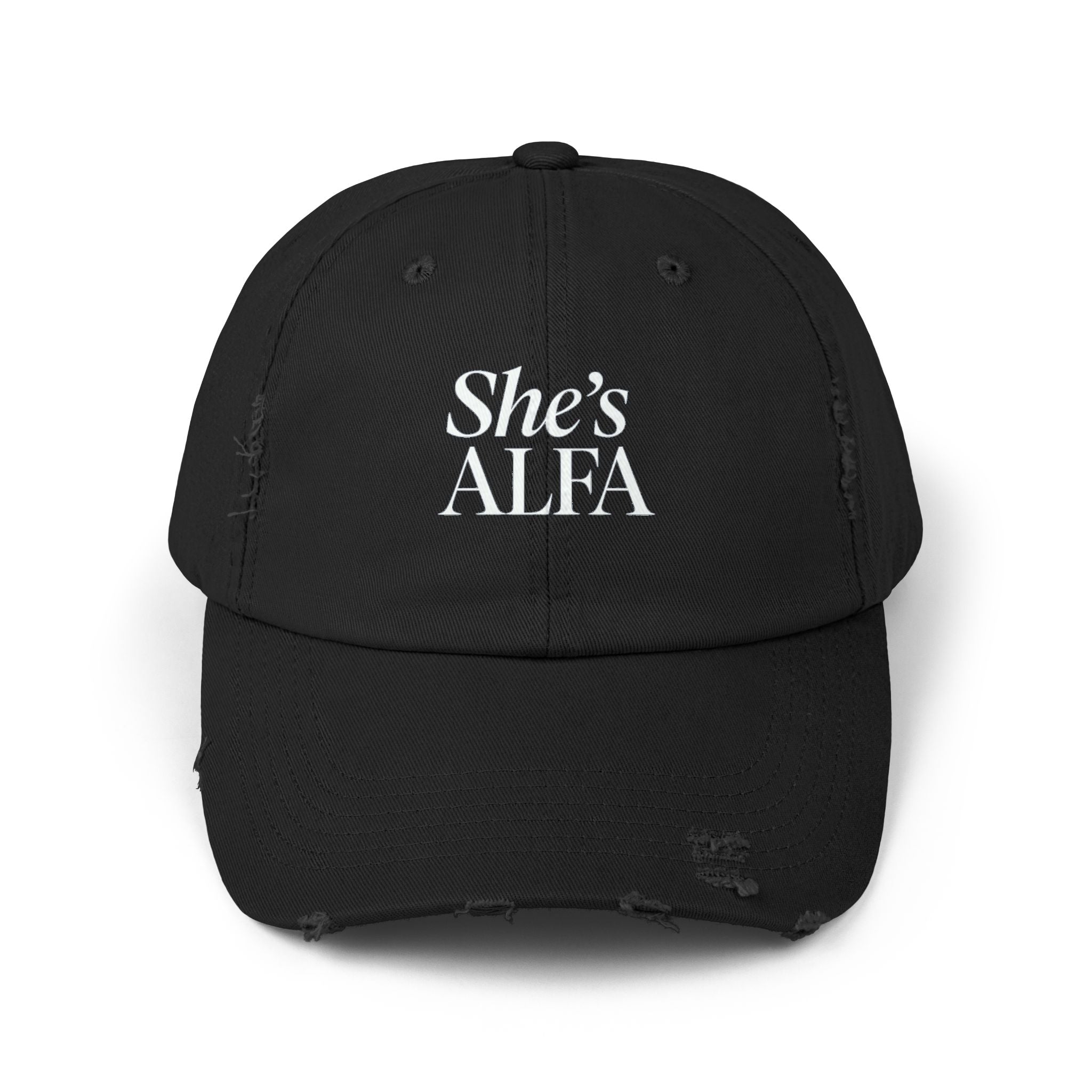 Unisex Distressed Cap - Casual Trendy Hat for Everyday Style | Perfect Gift for Women, Fashion Accessories, Relaxed Look - She&