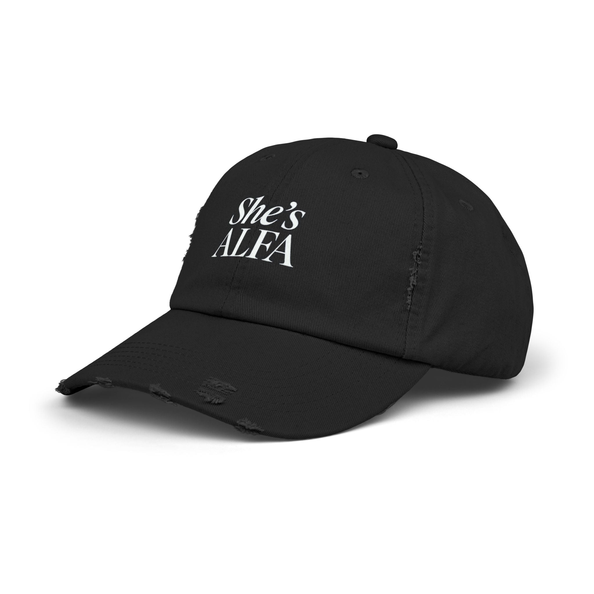 Unisex Distressed Cap - Casual Trendy Hat for Everyday Style | Perfect Gift for Women, Fashion Accessories, Relaxed Look - She&
