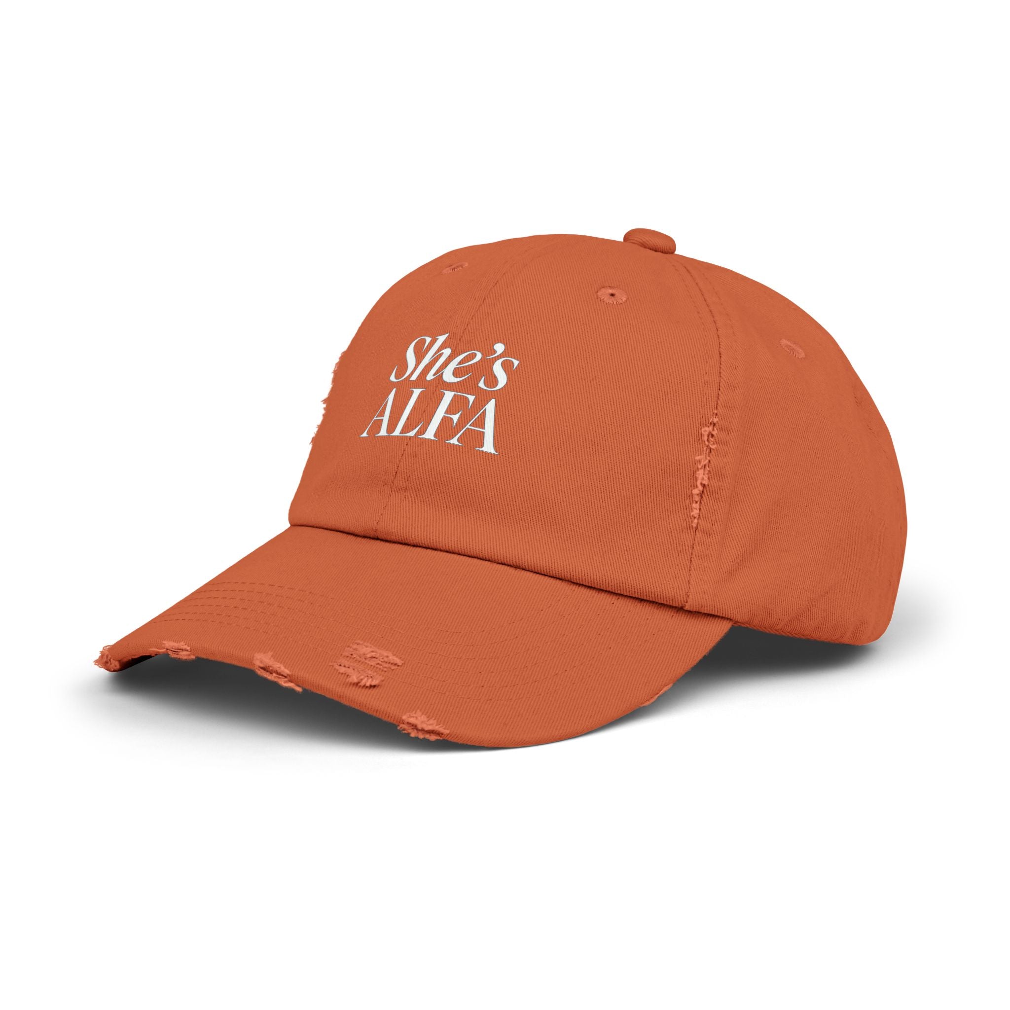 Unisex Distressed Cap - Casual Trendy Hat for Everyday Style | Perfect Gift for Women, Fashion Accessories, Relaxed Look - She&