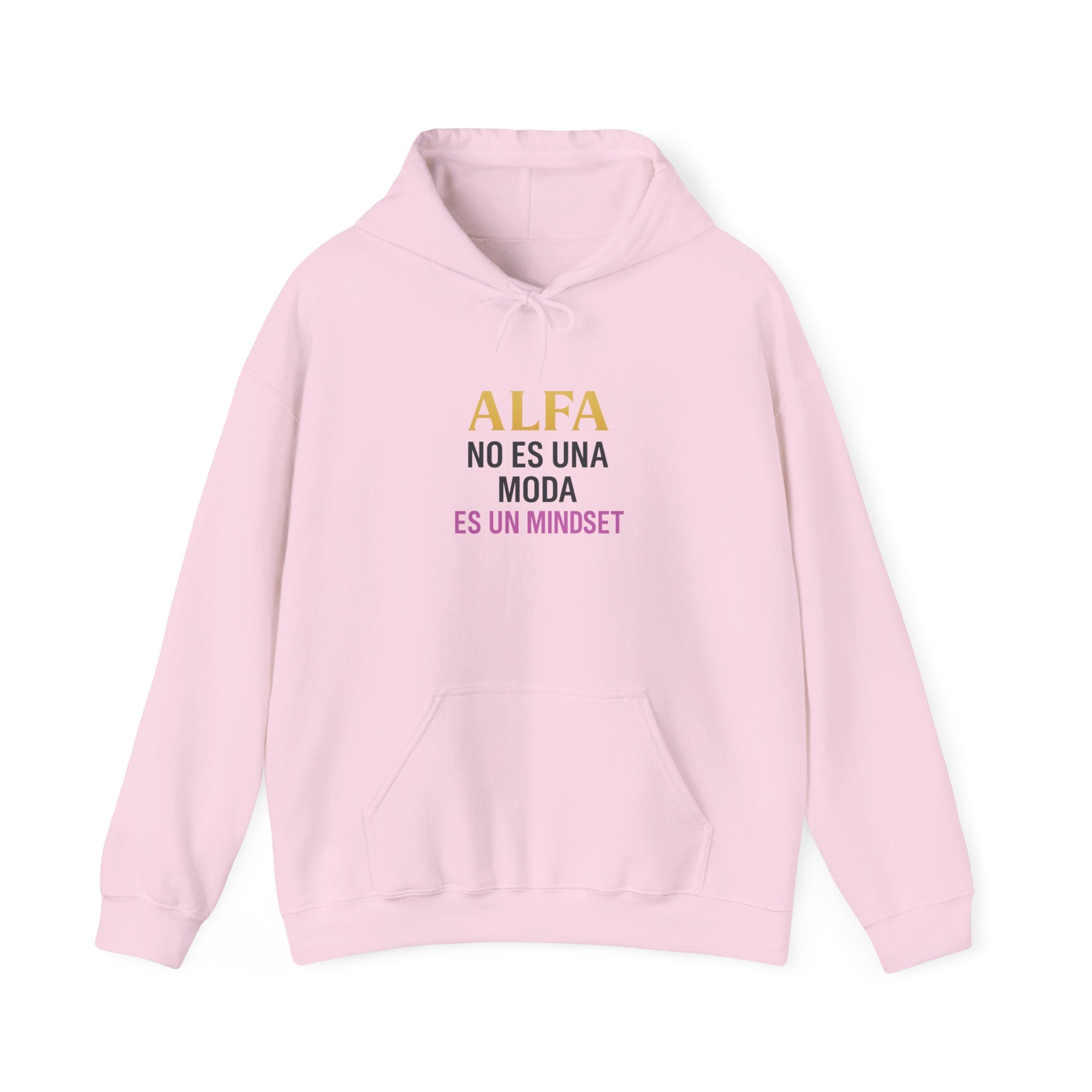 Alfa Mindset Hoodie - Unisex Heavy Blend Sweatshirt, Inspirational Gift, Cozy Casual Wear, Motivational Apparel, Perfect for All Occasions
