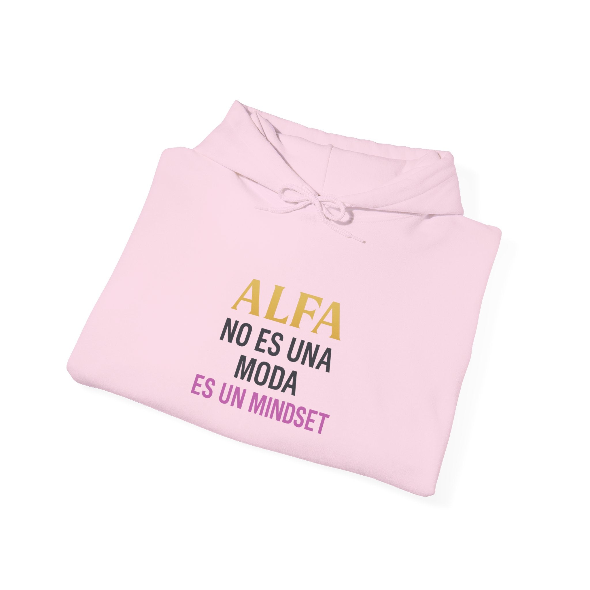 Alfa Mindset Hoodie - Unisex Heavy Blend Sweatshirt, Inspirational Gift, Cozy Casual Wear, Motivational Apparel, Perfect for All Occasions