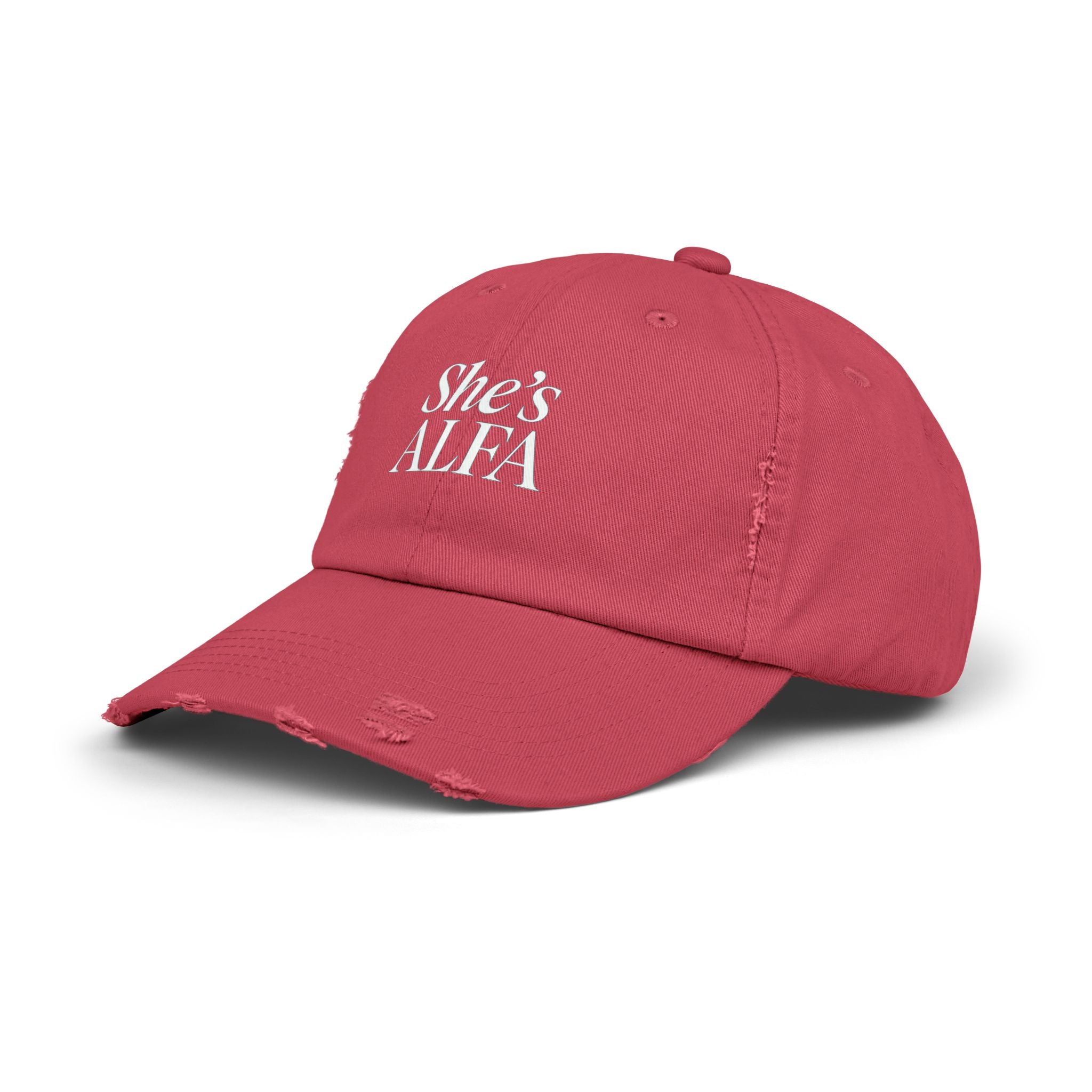 Unisex Distressed Cap - Casual Trendy Hat for Everyday Style | Perfect Gift for Women, Fashion Accessories, Relaxed Look - She&