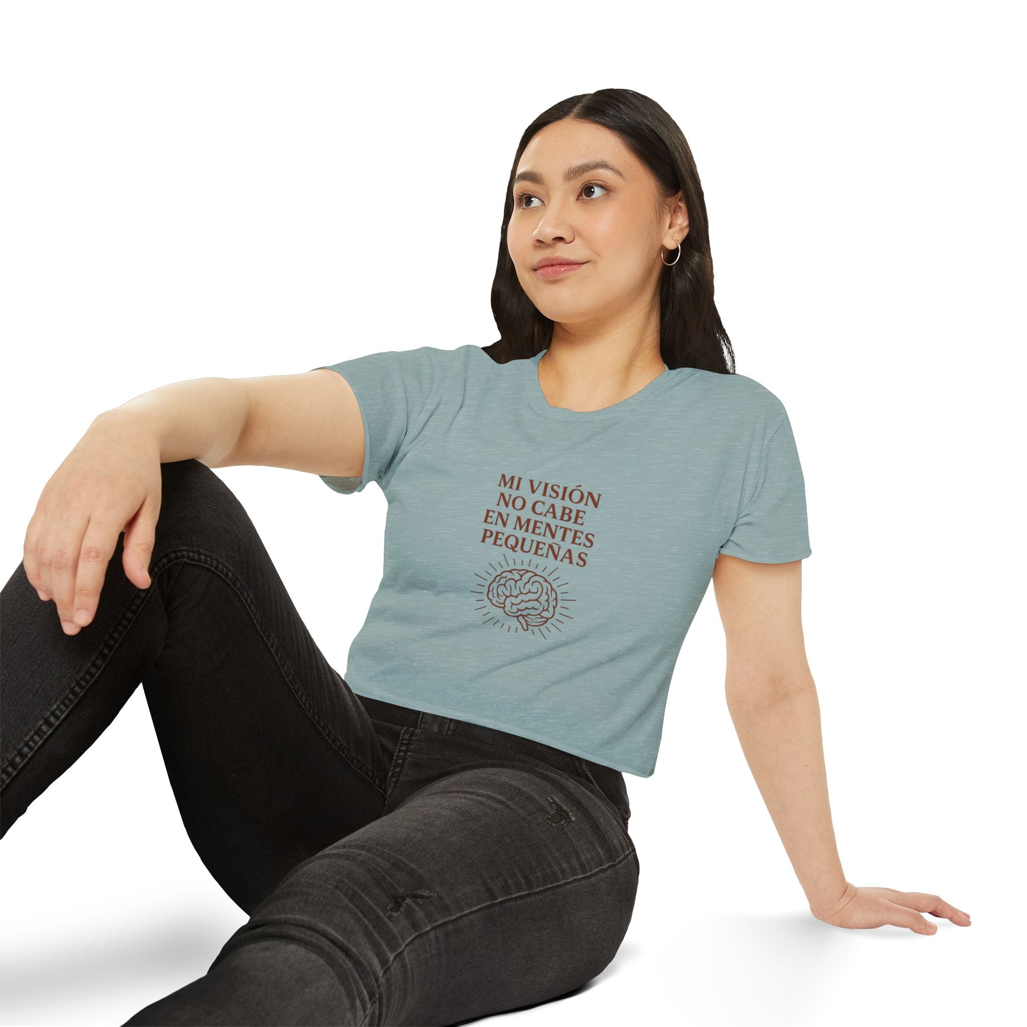 Inspirational Crop Top, Boho Chic Tee, Motivational Women&