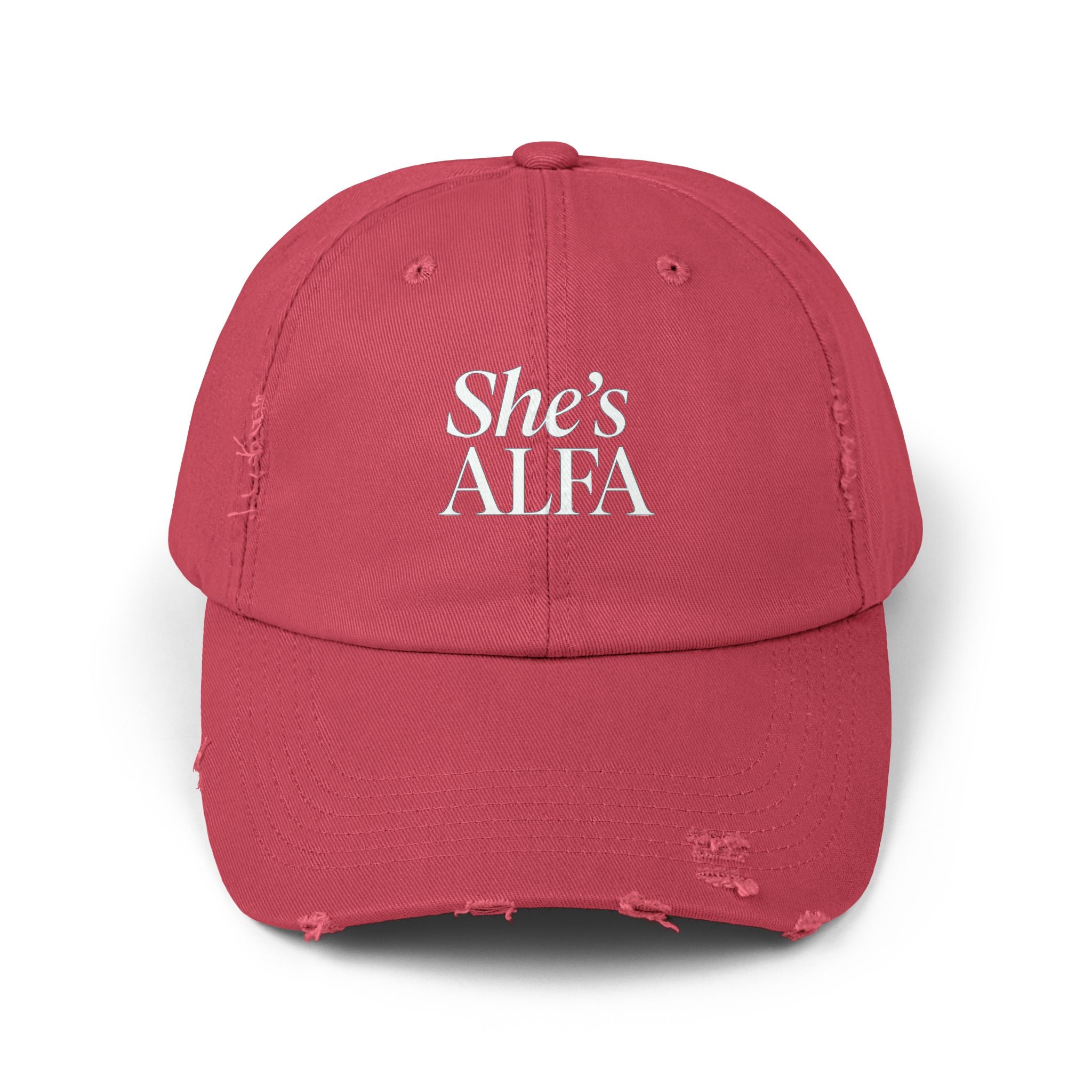 Unisex Distressed Cap - Casual Trendy Hat for Everyday Style | Perfect Gift for Women, Fashion Accessories, Relaxed Look - She&