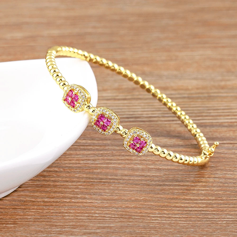 Trend Classic Design Buckle Bracelet Crystal Jewelry
