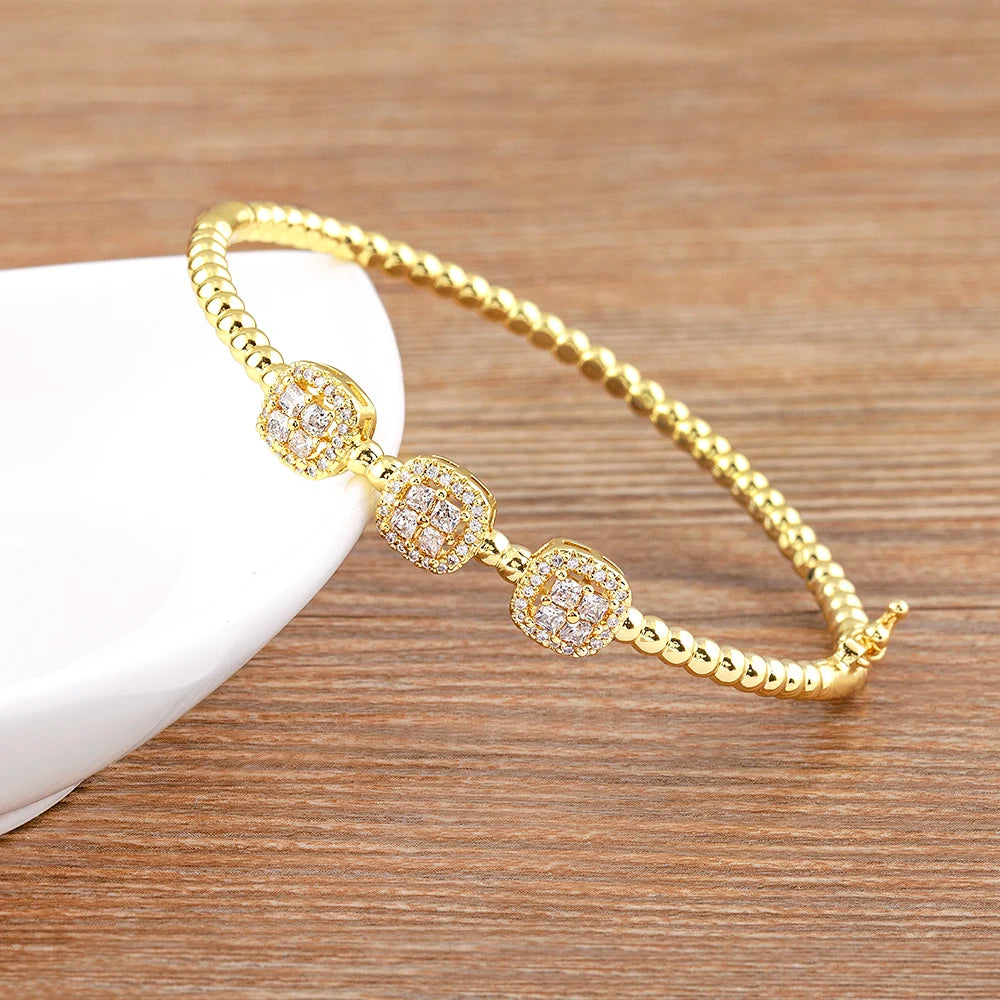Trend Classic Design Buckle Bracelet Crystal Jewelry