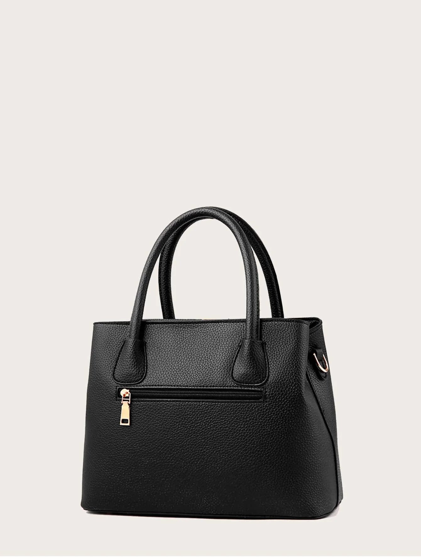 Simple casual handbag for women, large capacity.