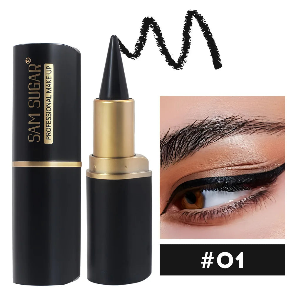 Black Eyeliner Pen Long Lasting 24H Smudge, Waterproof Gel Makeup