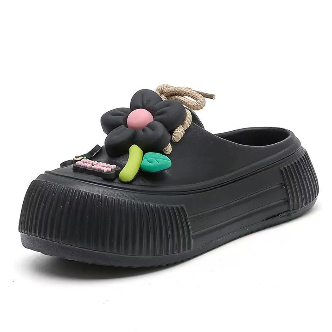 Women Slippers Cute Decoration Platform Sandals