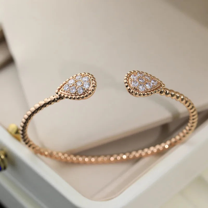 Zircon Water Drop Bracelet for Women&