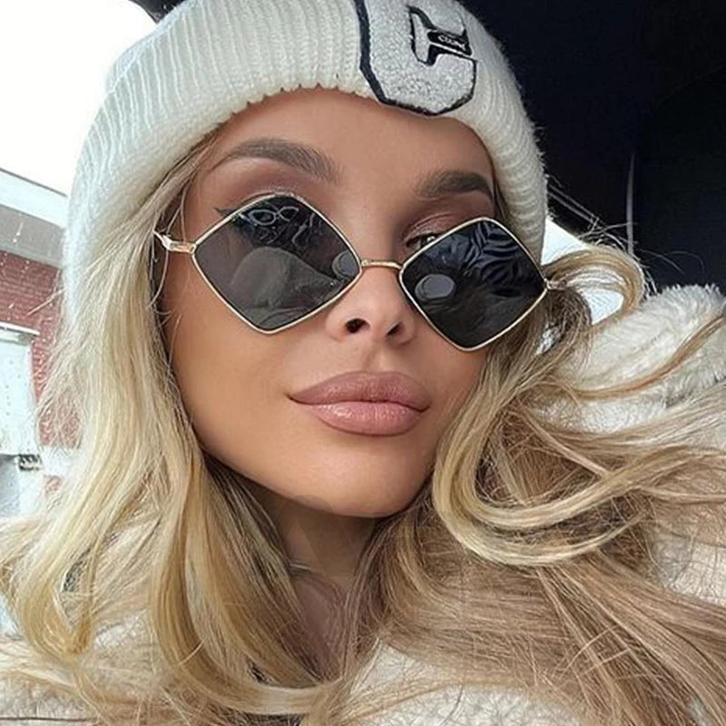Punk Sunglasses Women Small Design