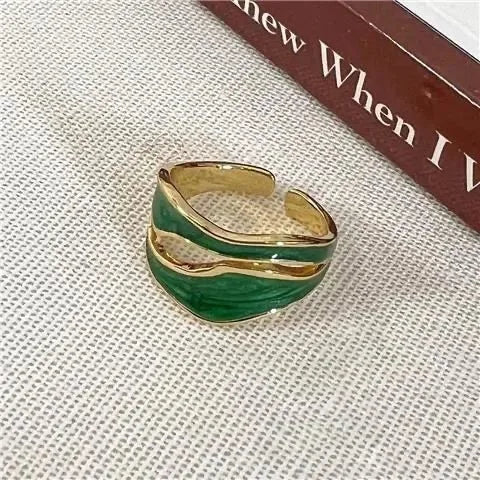 Irregular Shape Rings for Women Gold