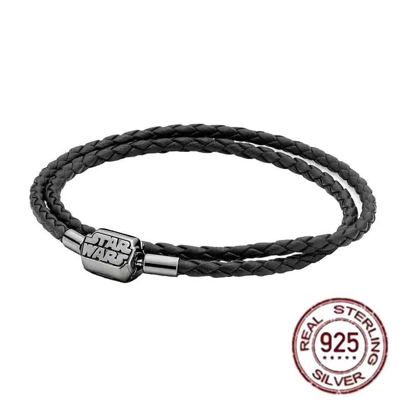 925 fine heart-shaped snake bone bracelet for women