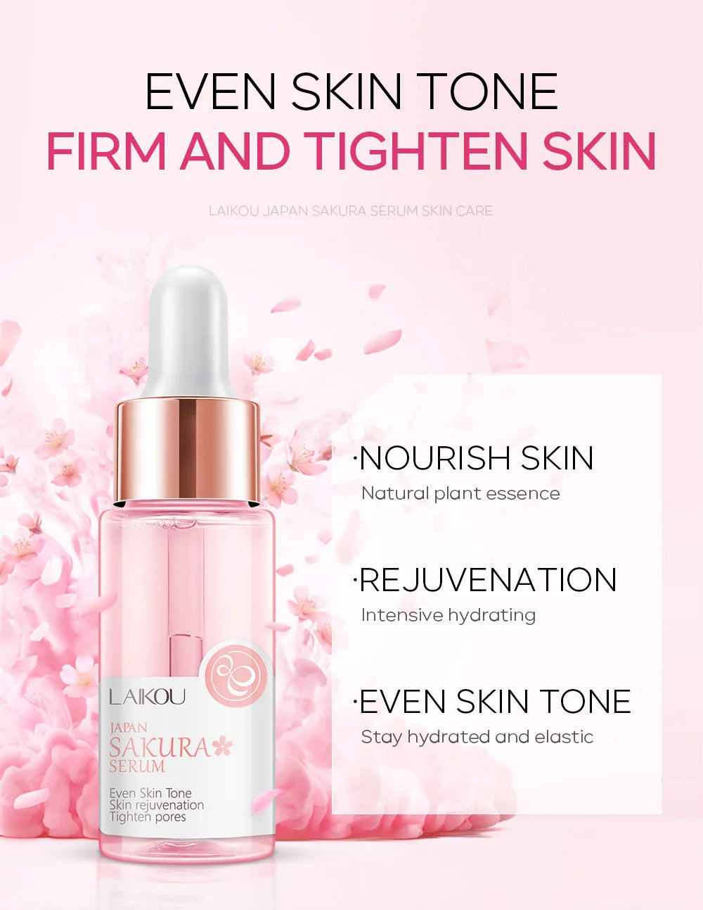 Sakura Face Essence Anti-Aging Moisturizing Dry Skin Care