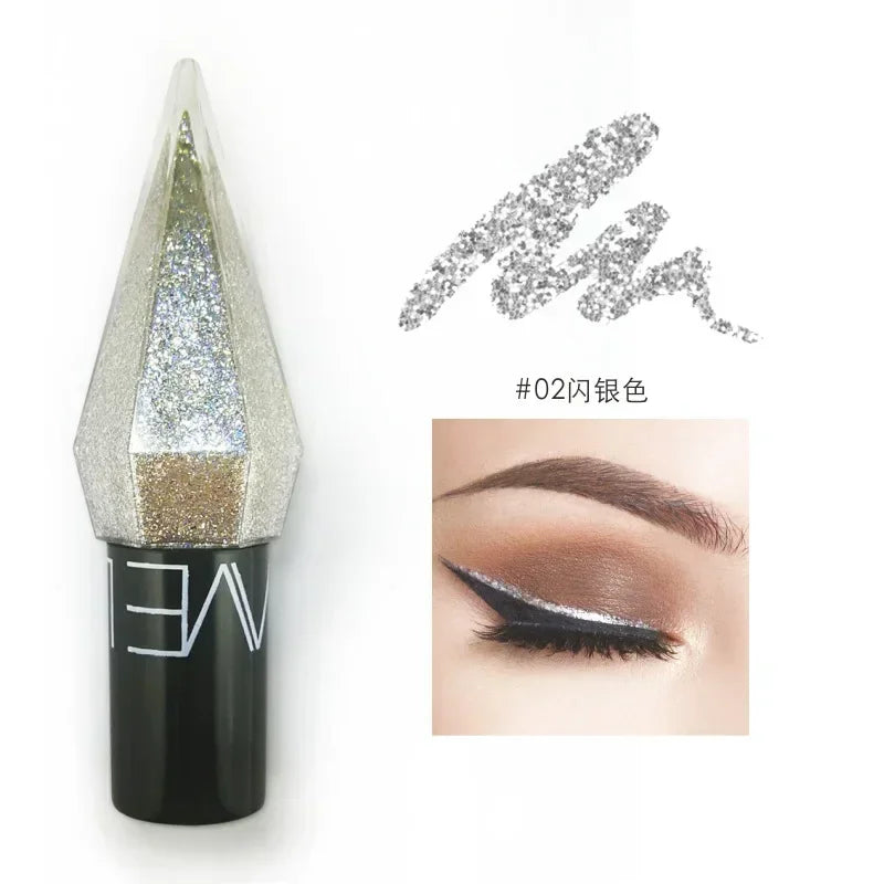 Diamond Shiny Eye Liners Eyeshadow Waterproof Glitter Eyeliner