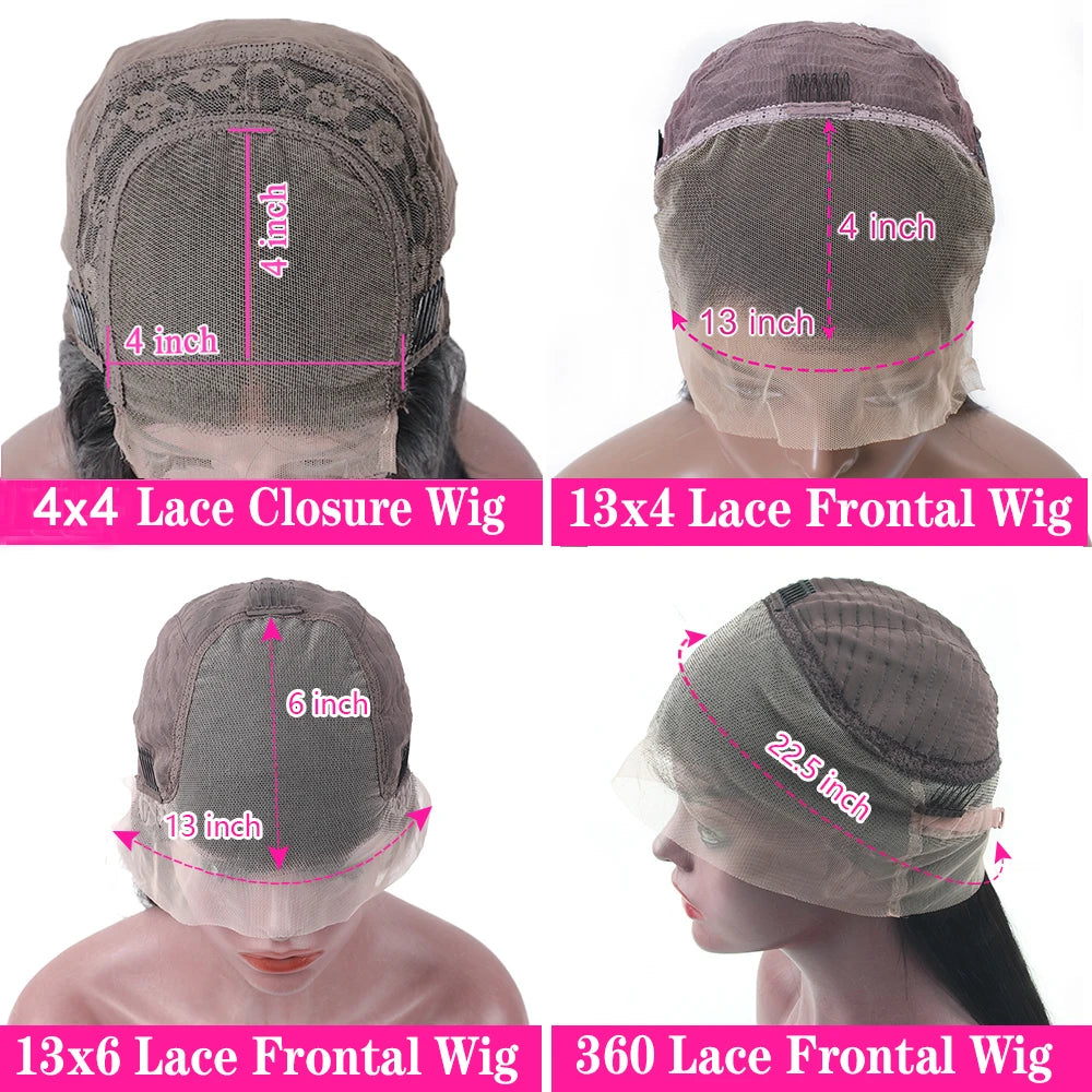 Highlight Wig 100% Human Hair Ombre Brown Lace Frontal Wig Brazilian