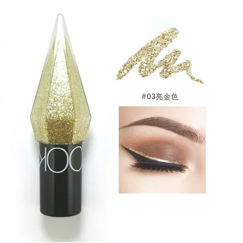Diamond Shiny Eye Liners Eyeshadow Waterproof Glitter Eyeliner