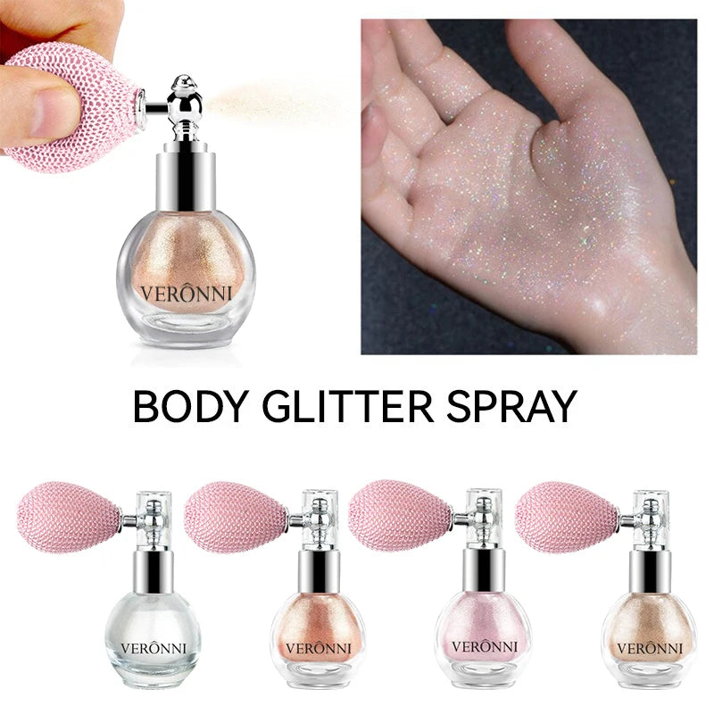 High Gloss Body Diamond Shimmering Spray Powder Highlight