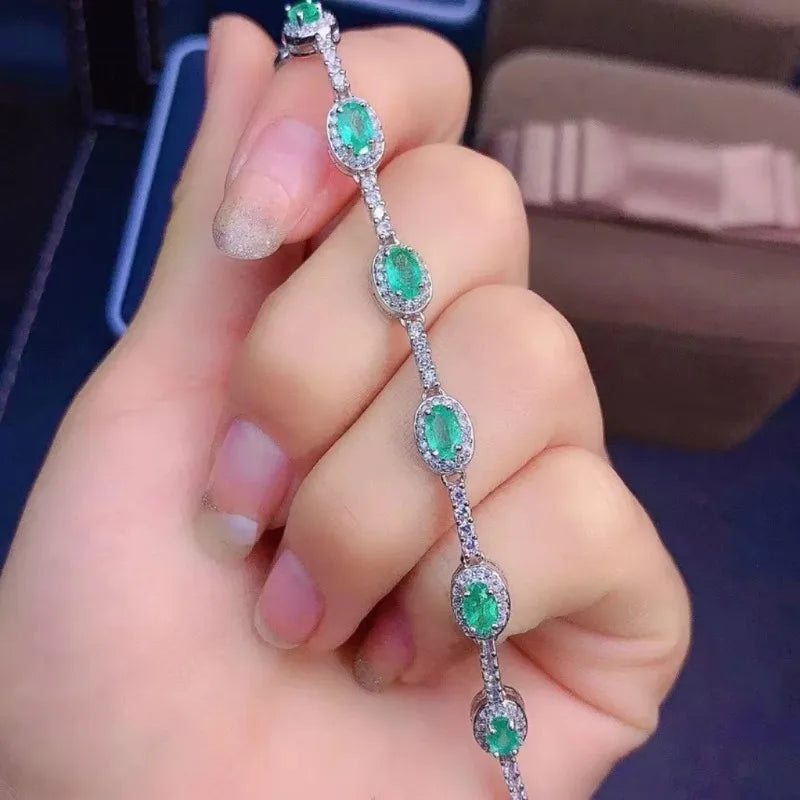 Fine Jewelry 925 Sterling Silver Gemstones Women&