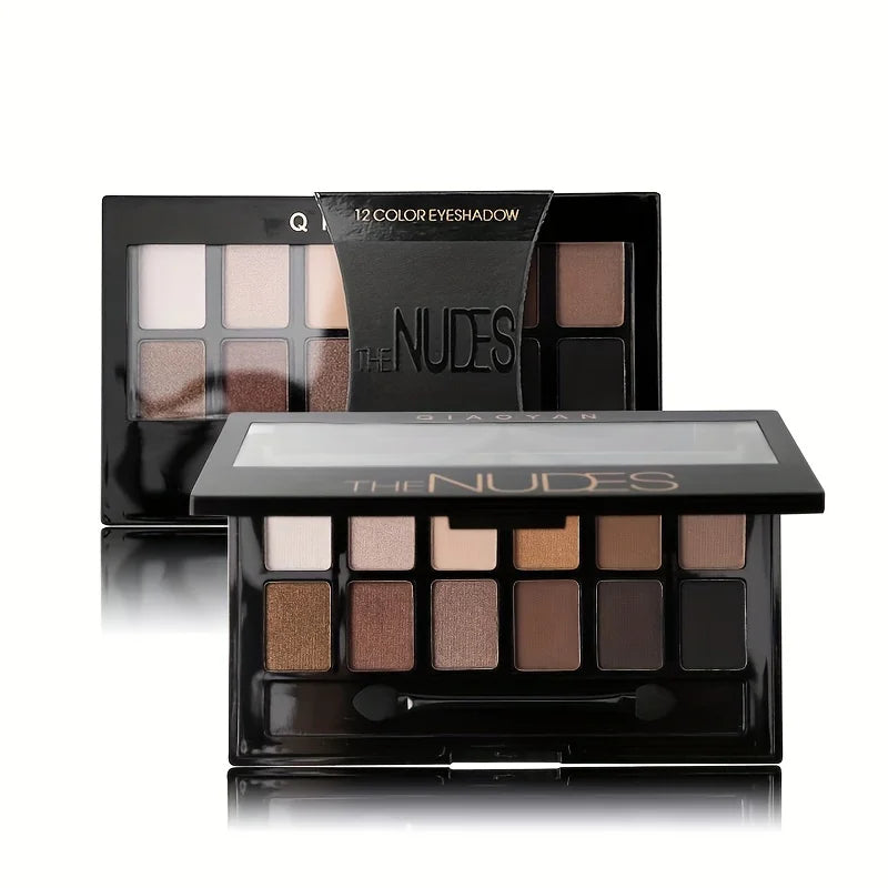 Smokey Eyeshadow Palette, Brown Black Dark Color Series