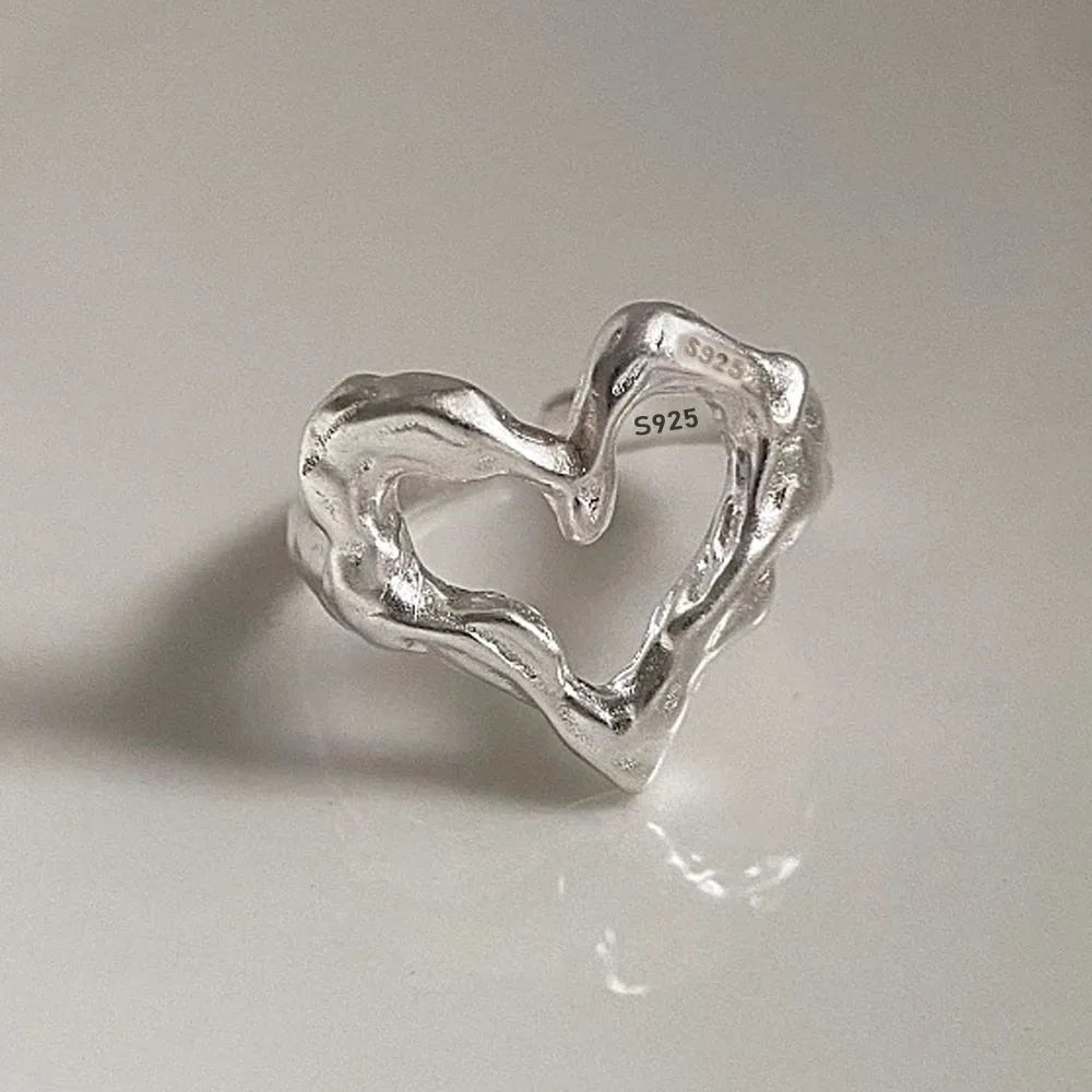 Heart Ring 925 Sterling Silver Rings for Women