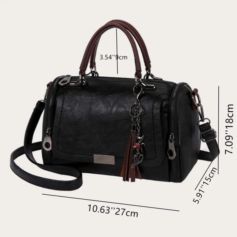 Tassel Large Capacity Crossbody Bag