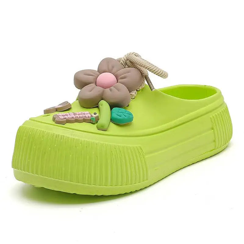 Women Slippers Cute Decoration Platform Sandals