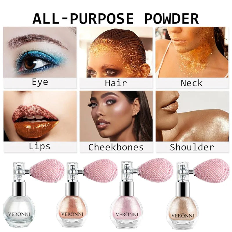 High Gloss Body Diamond Shimmering Spray Powder Highlight