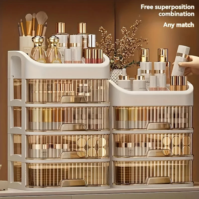 Large Capacity Transparent Jewelry & Makeup Organizer
