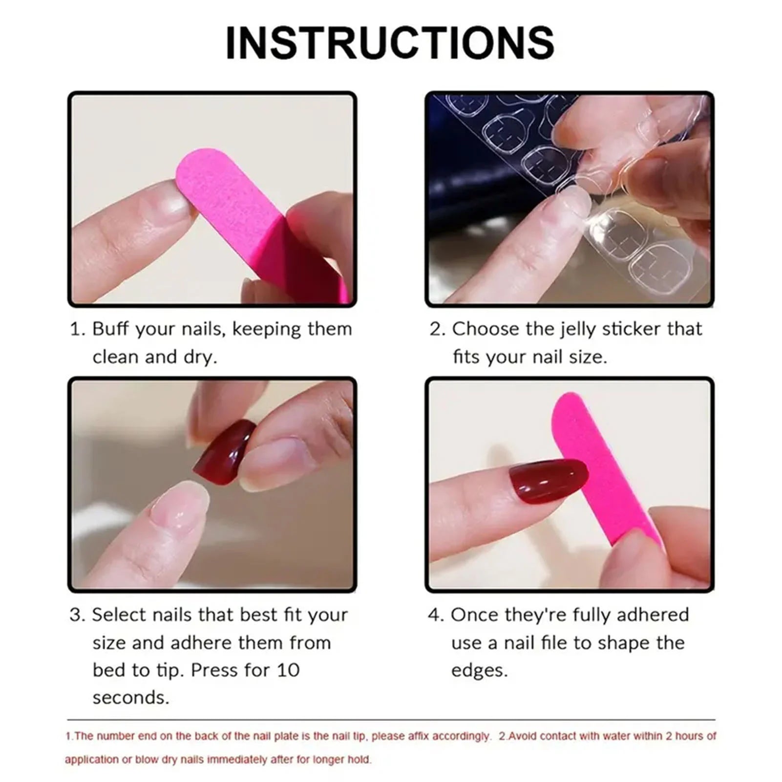 Nails Almond Shaped Press on Nails - 24pcs