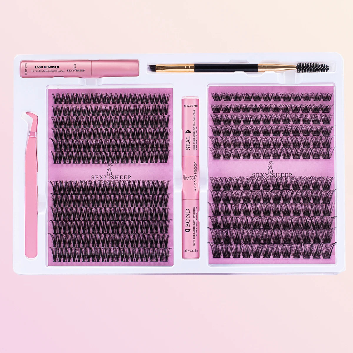 Eyelashes Extensions Individual Lashes Cluster Natural Segmented