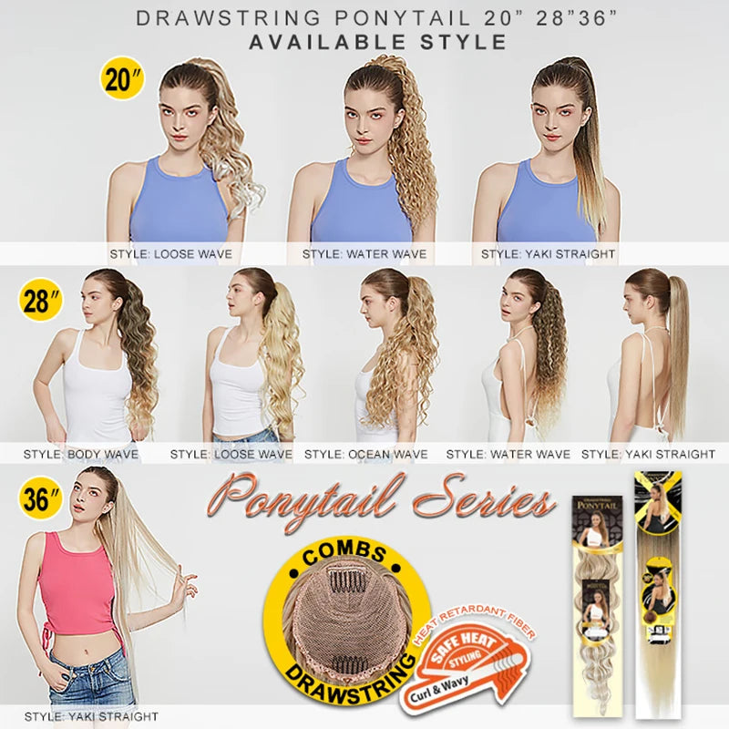 Julianna Synthetic Ponytail Variants