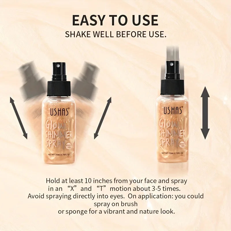 Body Liquid Highlighter Facial Contour Long Lasting Sequin Illuminating