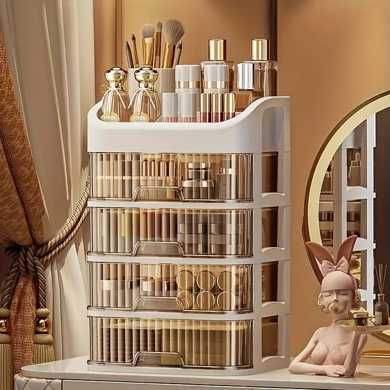 Large Capacity Transparent Jewelry & Makeup Organizer