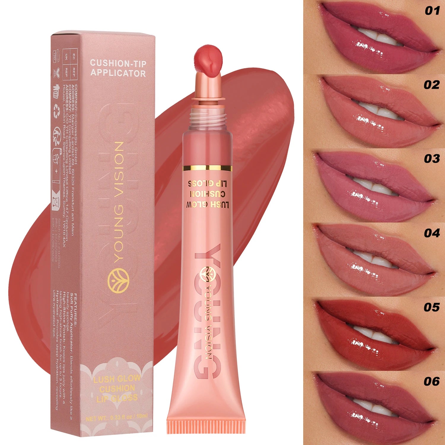 Liquid Lip Color Plush Squeezing Color Moisturizing