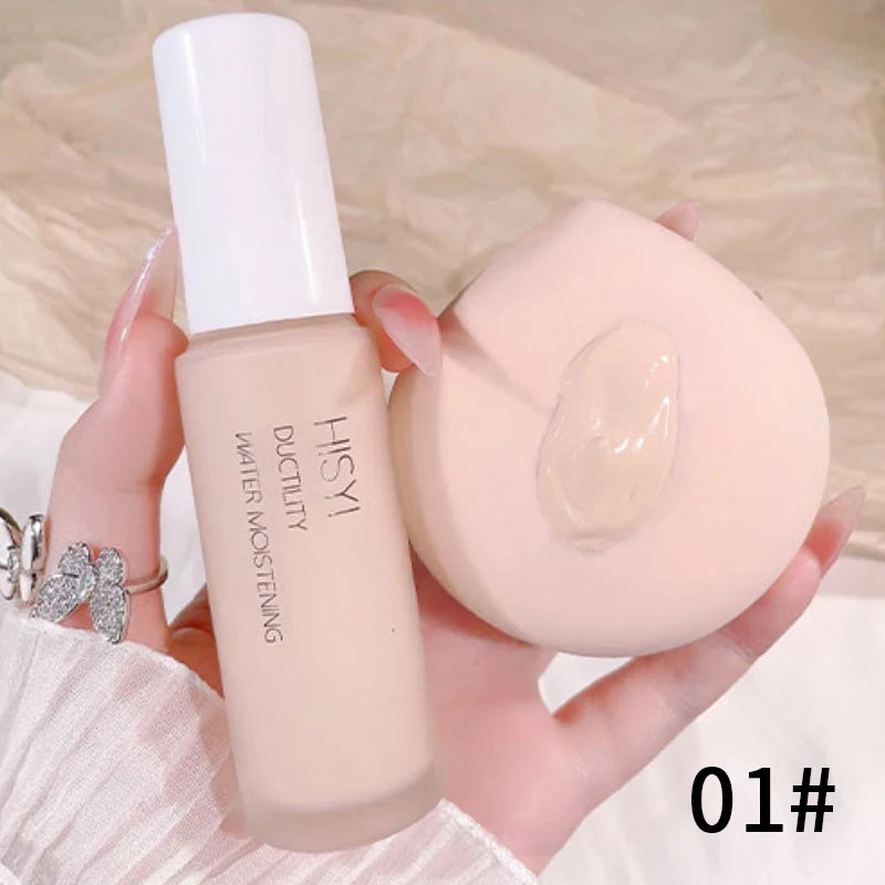 Silky and clear primer, natural cream to brighten and prevent makeup from coming off easily