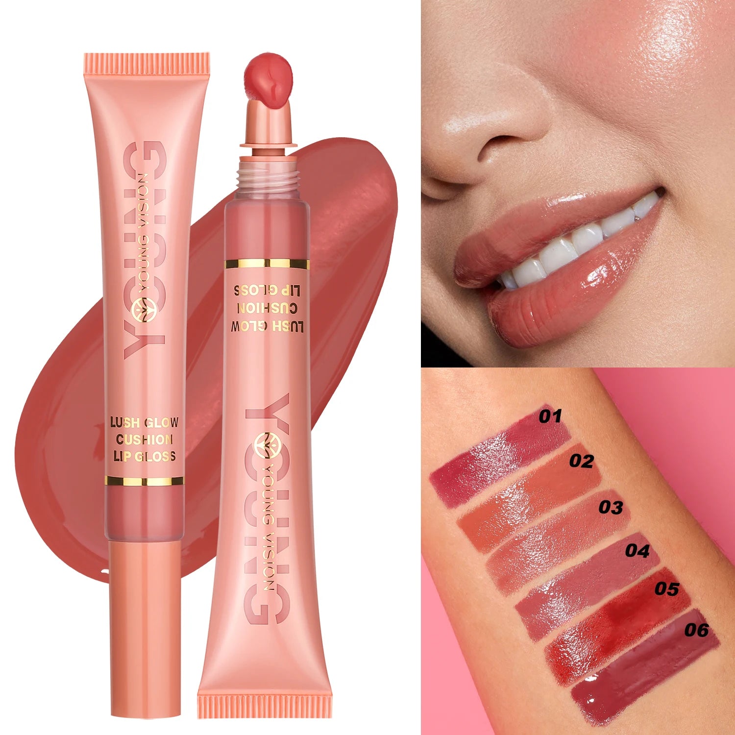 Liquid Lip Color Plush Squeezing Color Moisturizing