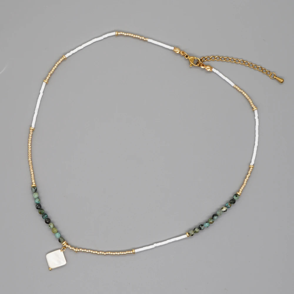 Evil Eye Boho Necklace for Women - Fashion Jewelry