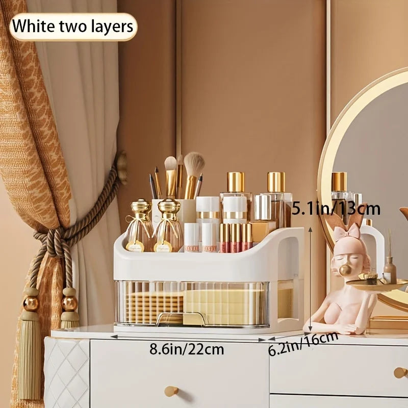 Large Capacity Transparent Jewelry & Makeup Organizer