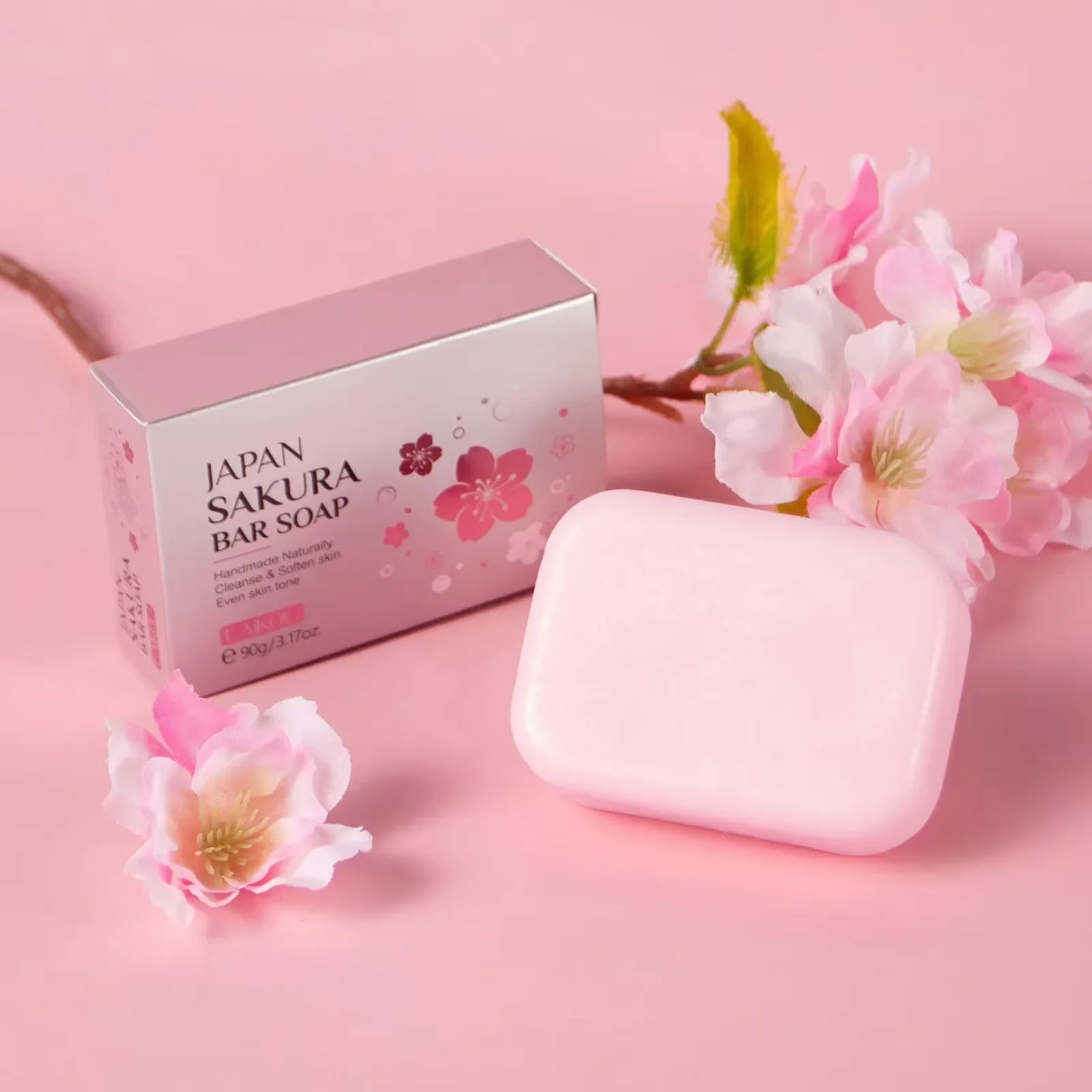 Sakura Facial Soap Reduces Acne Dark Spot, Deep Cleaning