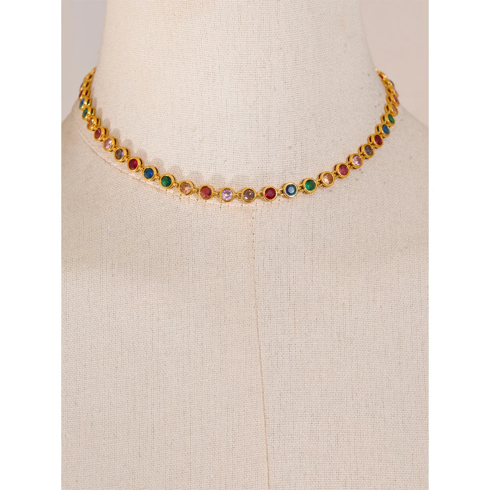 Necklace Bracelet for Women Stainless Steel Waterproof Jewelry