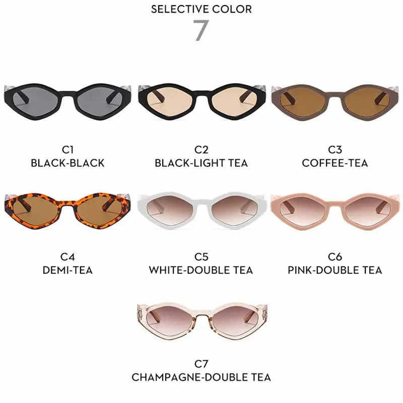 Vintage Cat Eye Sunglasses Women