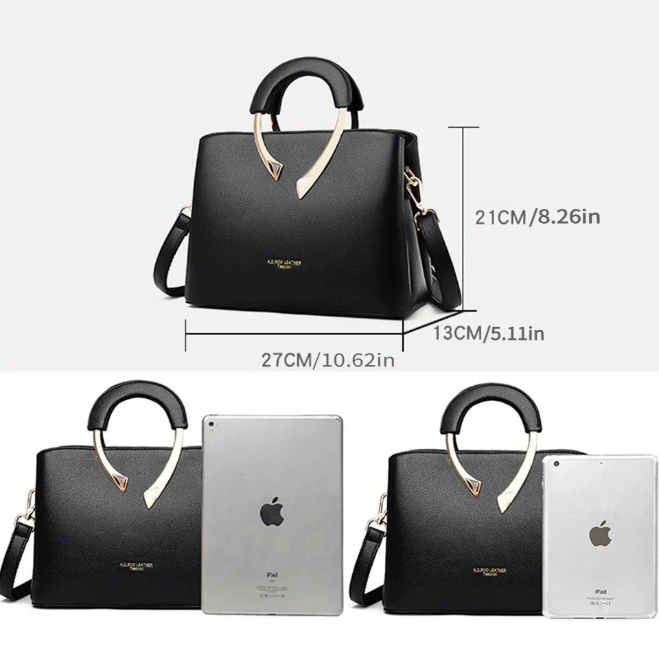 High Quality Leather Casual Tote Luxury Handbags for Women