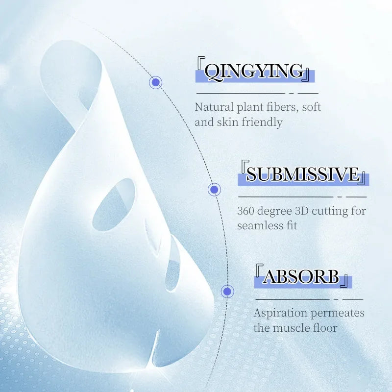 Hyaluronic Acid Facial Masks Face skincare Firming Hydrating Moisturizing