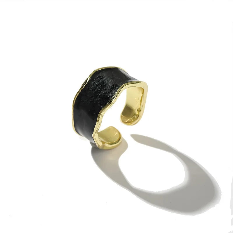Irregular Shape Rings for Women Gold