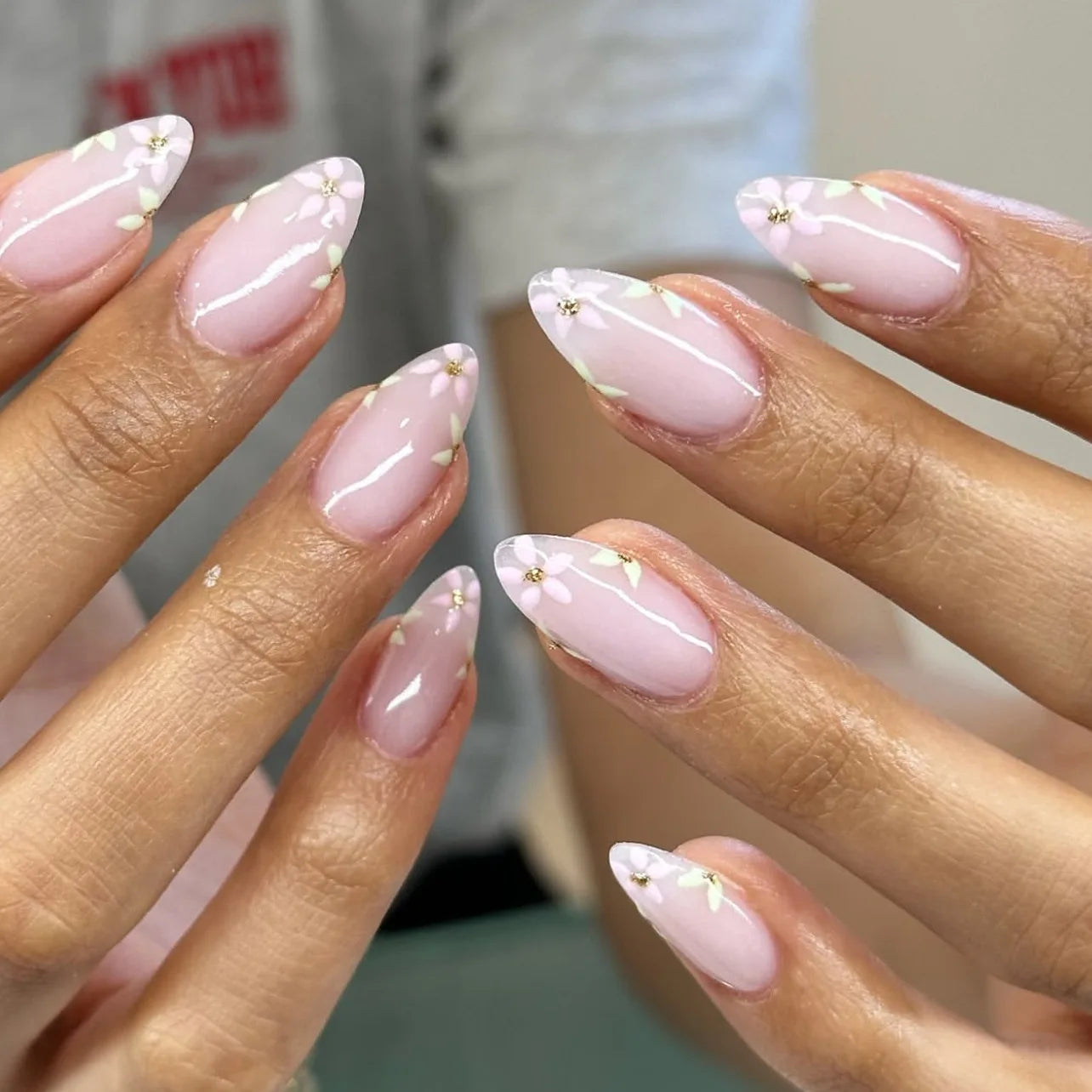 Nails Almond Shaped Press on Nails - 24pcs