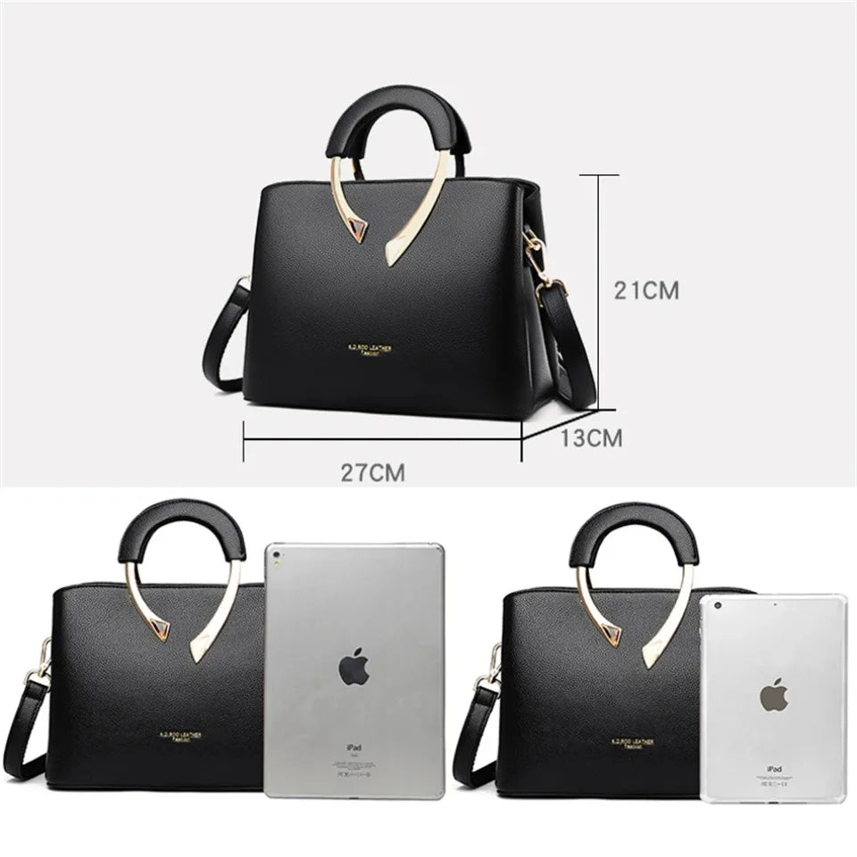 High Quality Leather Casual Tote Luxury Handbags for Women