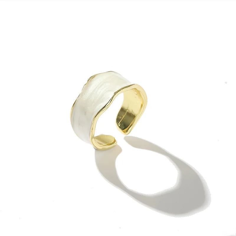 Irregular Shape Rings for Women Gold