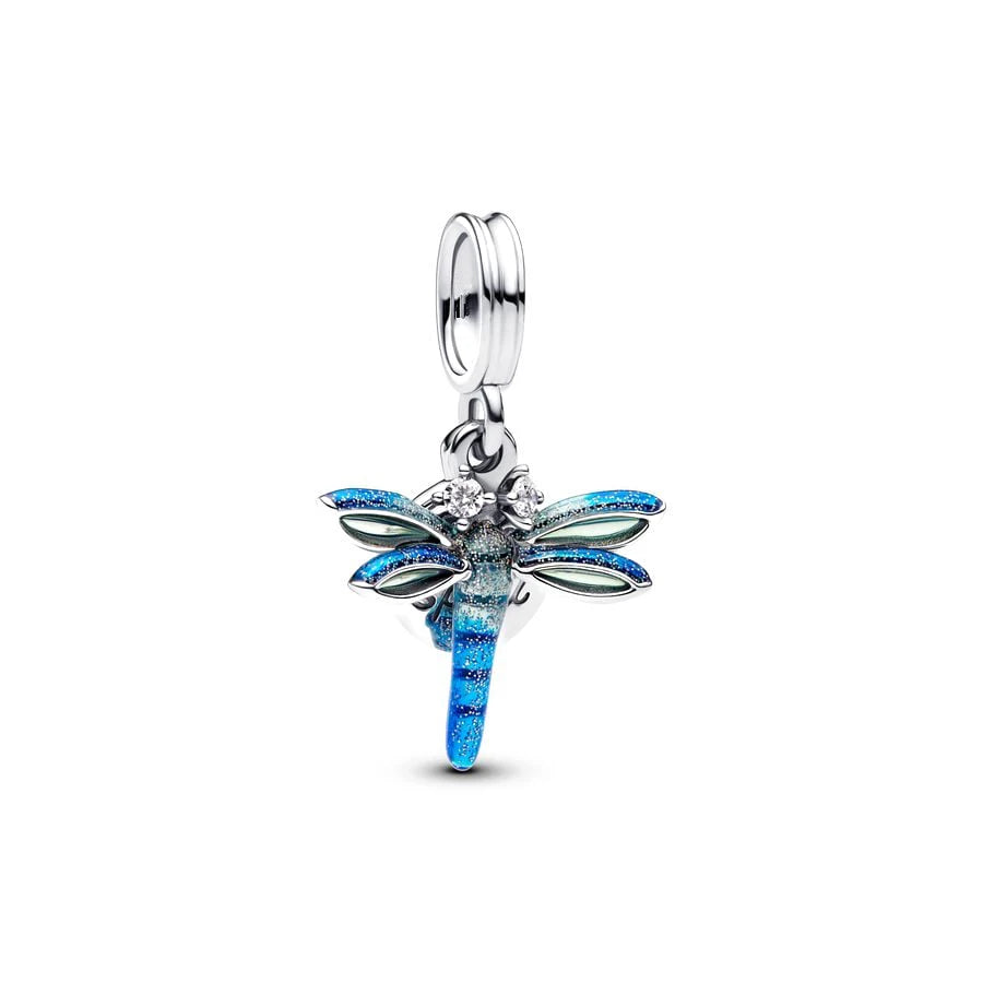 Blue Marine Organism Series Charm Jewelry Fit Original 925 Sterling Silver