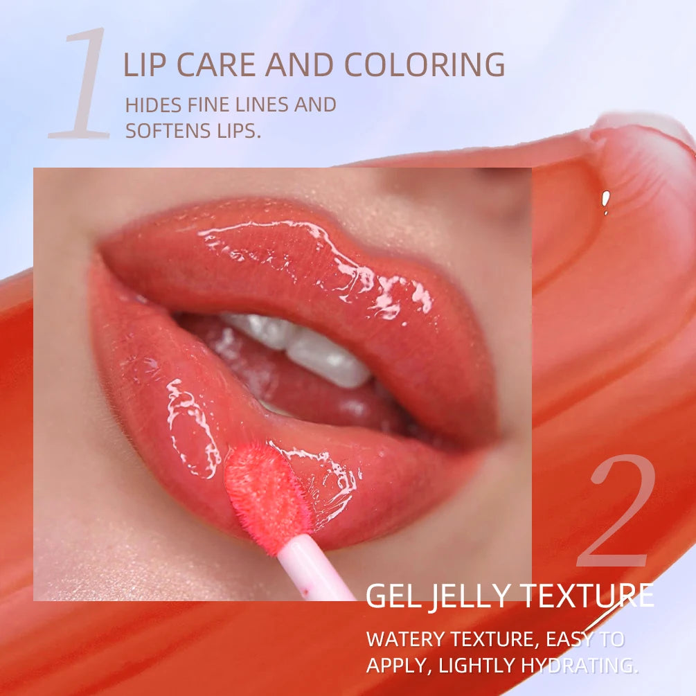 Plump Lip Glow oil Lip Gloss Non-Sticky moisturizing Lipstick